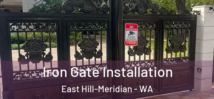  Iron Gate Installation East Hill-Meridian - WA
